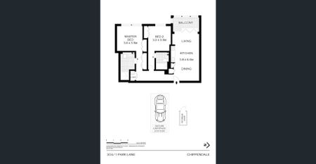 Specious Unfurnished 2 Bedroom with Parking Space in Central Park - Photo 4