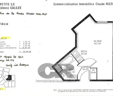 Location Appartement 1 pièce 23m² METZ 57050 - Photo 1