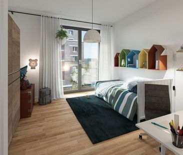 Leben im Trendviertel: Helle 4-Zimmer-Wohnung im ZAM Neubau - Foto 4