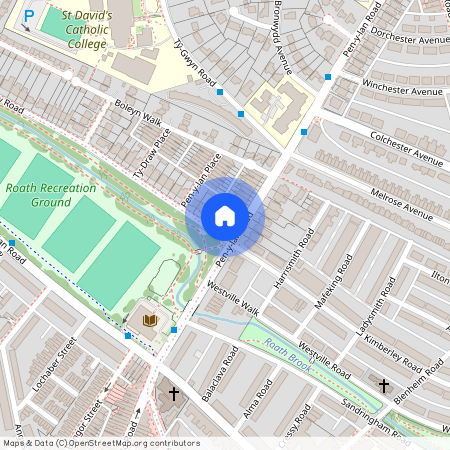 Flat 1, 41Pen-y-lan Road, Cardiff(City), CF23