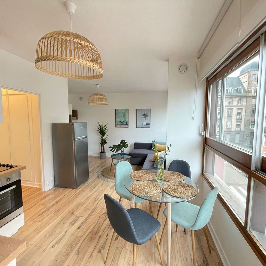 Magnifique 2 pièces 37.3m² meublé Quartier Krutenau - Photo 1