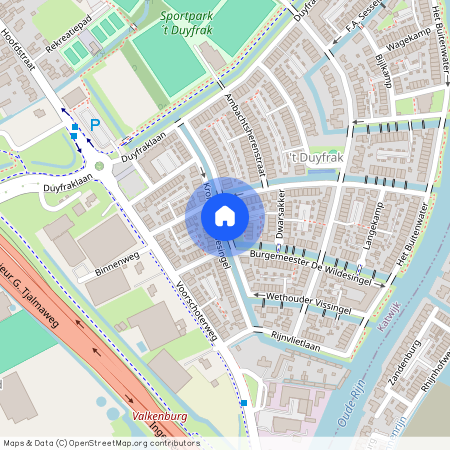 Hoge Weidesingel, 2235 VB, Valkenburg