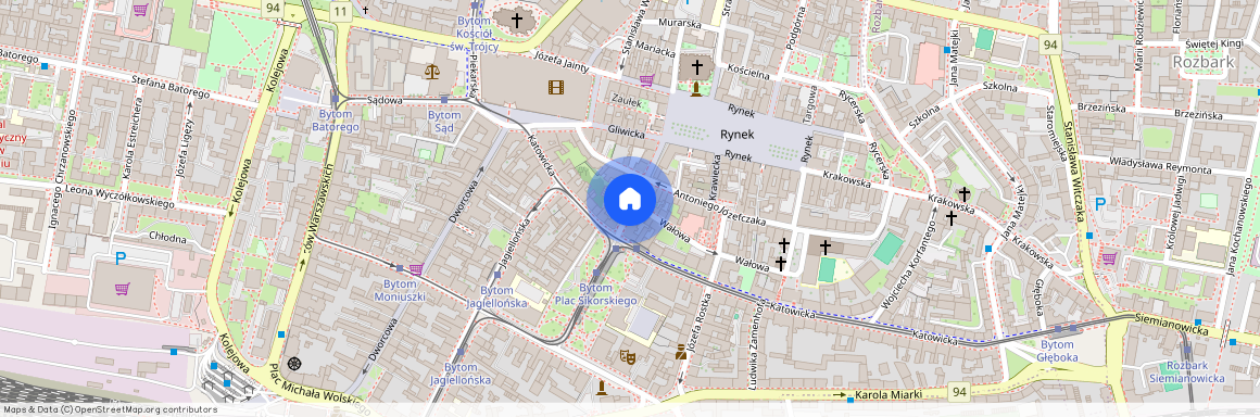 ul. Piastów Bytomskich, Śródmieście, Bytom, śląskie