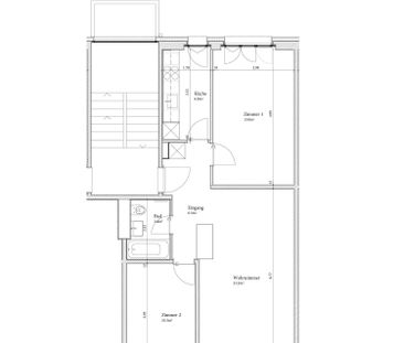 3.5 Zimmer, 64 m², 1. Stock - Photo 5