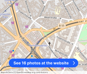 Hochwertige Balkonwohnung - am Barbarossaplatz - Photo 1