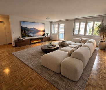 Renovierte 4.5-Zimmer-Wohnung mit Balkon & Garage inkl. - Photo 2