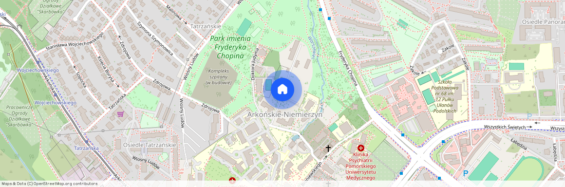 ul. dr. Judyma, Arkońskie-Niemierzyn, Zachód, Szczecin, zachodniopomorskie