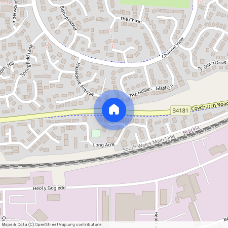 Gardd Helyg, Brackla, Bridgend