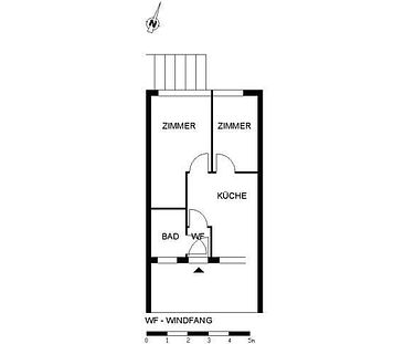 1,5-Zimmer-Dachgeschosswohnung - Wohnberechtigungsschein zwingend erforderlich - Foto 1