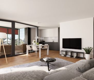 First-time rental: LAST 3.5-room garden apartment with seating - Foto 2