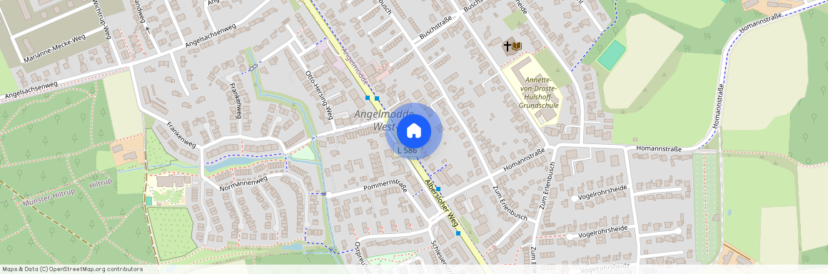 Albersloherweg 601, 48167 Münster (Westfalen) - Angelmodde