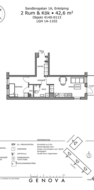 Sandbrogatan 1A, 74949, Enköping - Foto 1