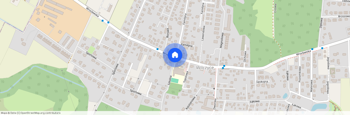 Familijna, Wrocławski, Długołęka, Wilczyce