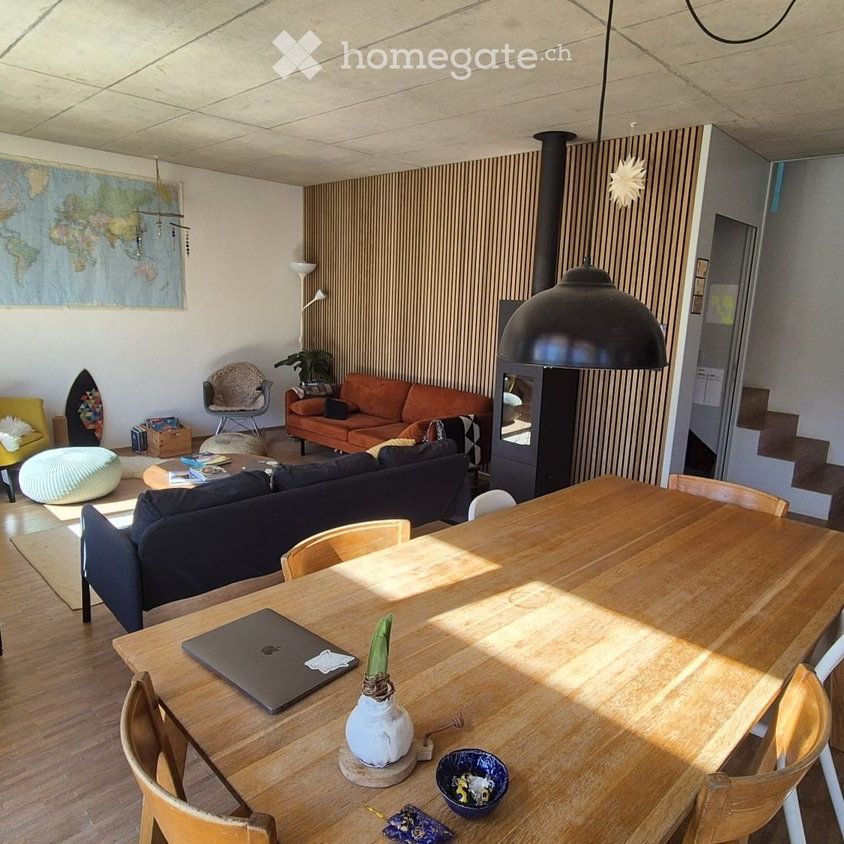 6 1/2 Zimmer-Haus möbliert in Gurmels mieten (befristet) - Photo 1