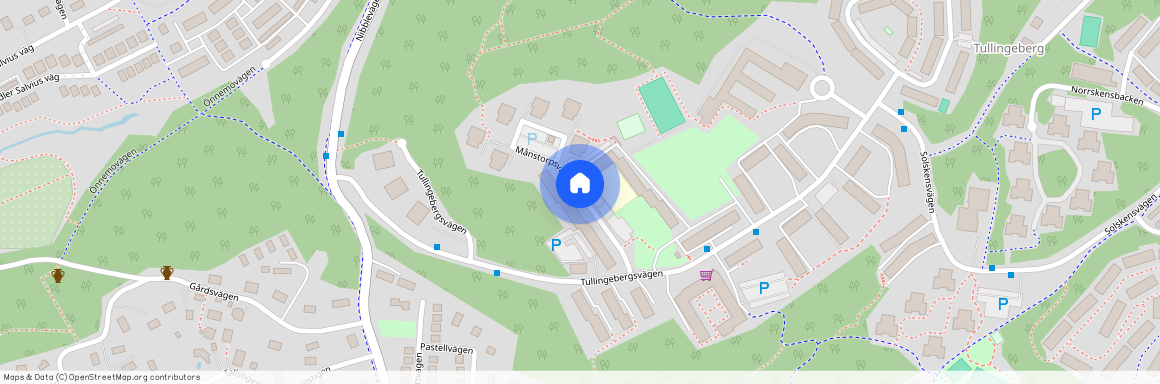 Månstorpsvägen, Tullinge