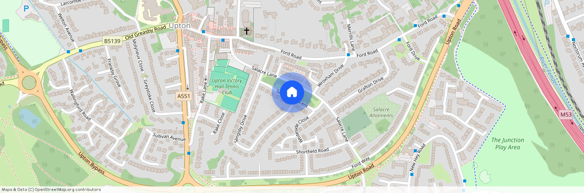 Salacre Crescent, Upton