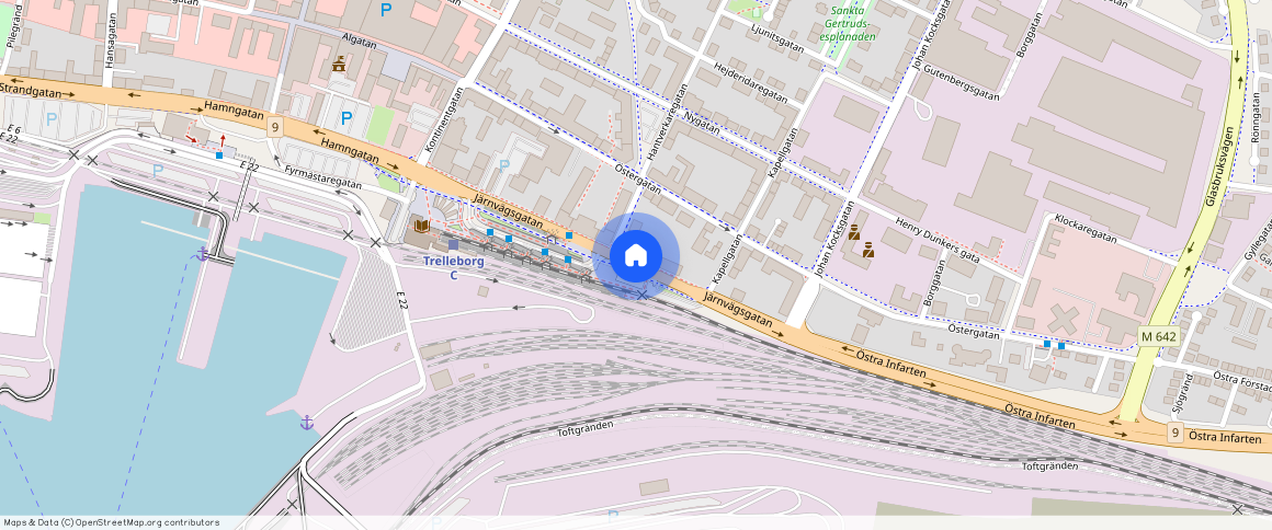 Järnvägsgatan, Trelleborg