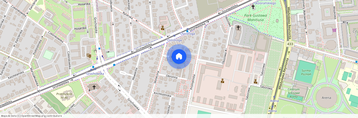 ul. Orężna, Grunwald, Grunwald, Poznań, wielkopolskie