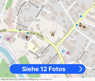 Barßel, teilmöblierte Oberwohnung mit Garage in direkter Hafennähe ... - Foto 1