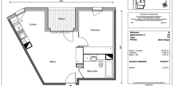 APPARTEMENT T2 45M - Photo 3