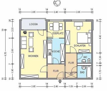 Wohn(t)raum: günstige 2-Zimmer-Wohnung - Foto 1