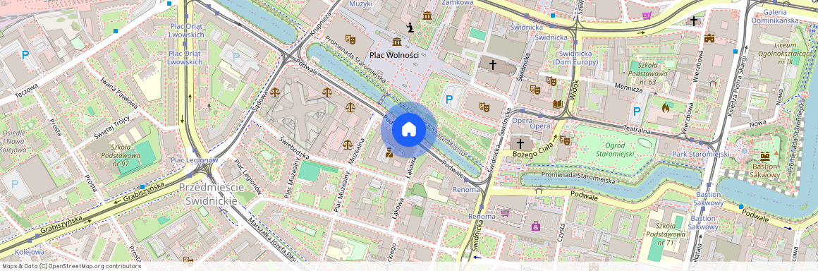 ul. Podwale, Przedmieście Świdnickie, Stare Miasto, Wrocław, dolnośląskie