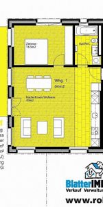 2.5-room apartment with 64m² and large seating area - Photo 4