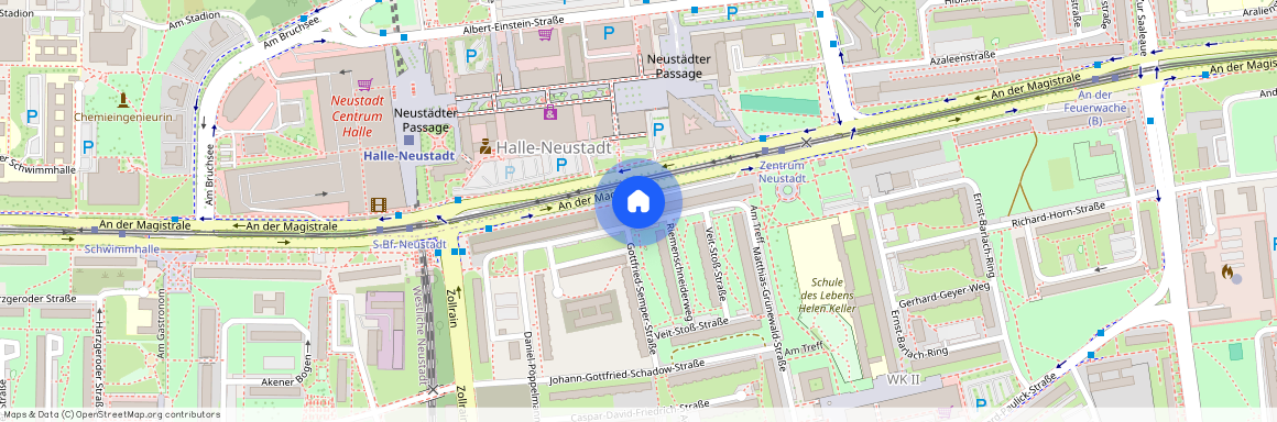 An der Magistrale 69 ·, 06124, Halle (Saale), 8. Etage ·, Südliche Neustadt