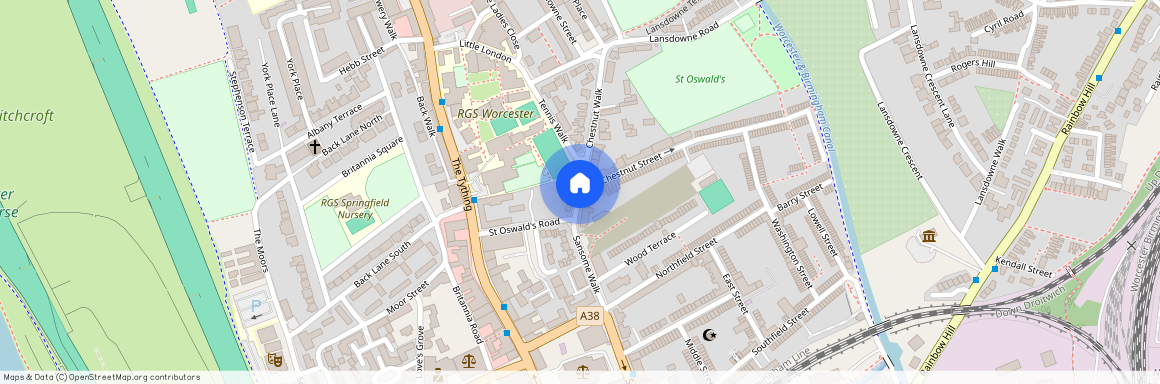 City Centre House Share - Chestnut Walk, Worcester, WR1