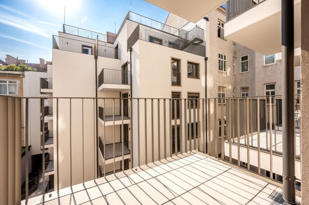 ASG IV-Qualitatives Wohnen in urbaner Lage: großartiger 1-Zimmer ERSTBEZUG mit Balkon! Provisionsfrei - Foto 1