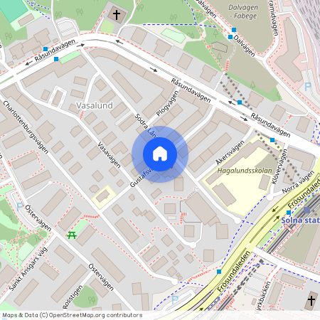 Gustafsvägen, Solna