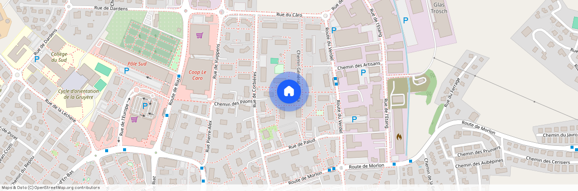 Chemin des Pilons 12, 1630 Bulle, Suisse