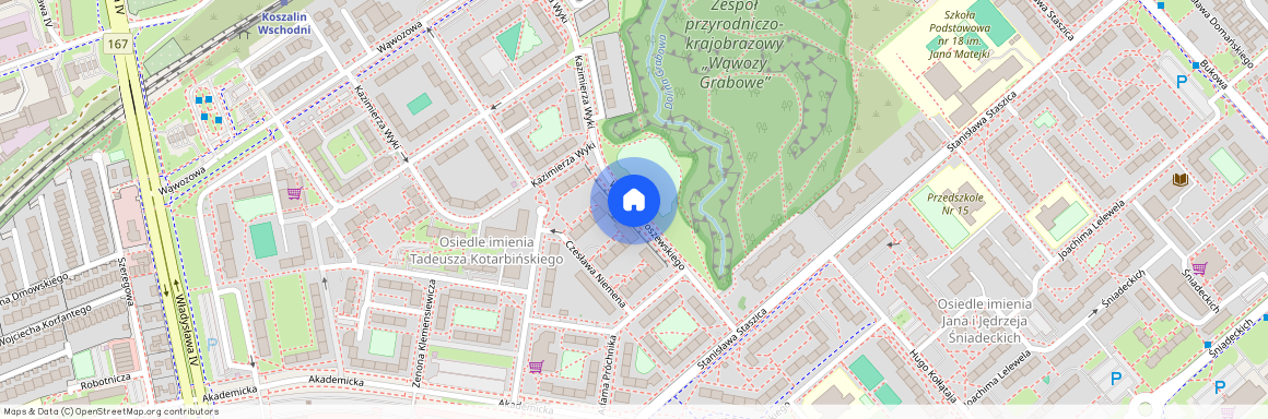 ul. Witolda Doroszewskiego, Koszalin, zachodniopomorskie