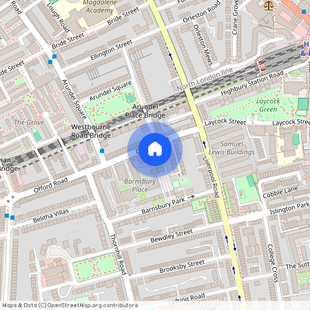 The Wallpaper Apartments, 142 Offord Road, N1