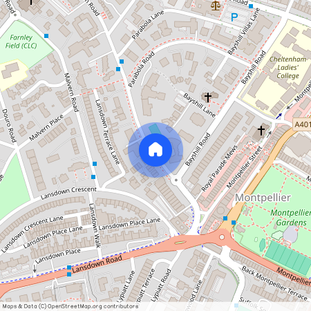 Parabola Road, Cheltenham