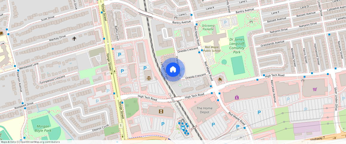 ** Oneida Crescent, Richmond Hill