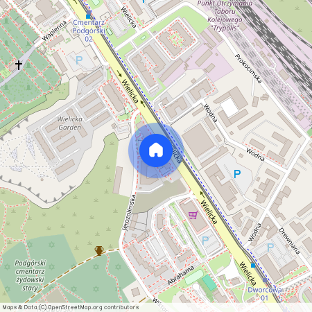 ul. Jerozolimska, Kabel, Podgórze, Kraków, małopolskie