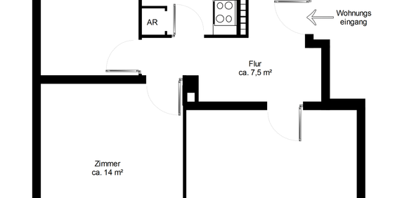 3-Zimmerwohnung in Mürwik - Foto 2