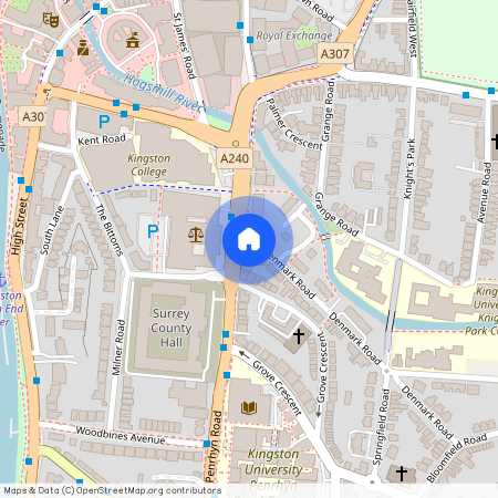~5 min walk from Penrhyn Road Campus), Kingston