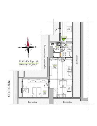 2-Zimmer Wohnung nahe Kunsthaus - Provisionsfrei! - Foto 5