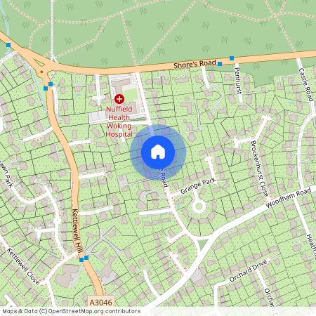 Grange Road, Woking, Surrey, GU21