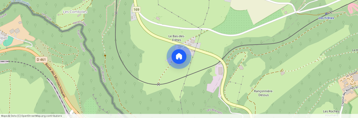 Le Bas des Frêtes 148, 2416 Les Brenets