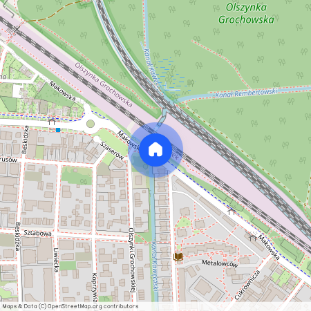 ul. Makowska, Gocławek, Praga-Południe, Warszawa, mazowieckie