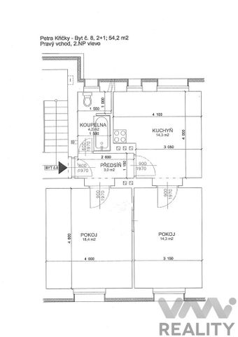 Pronájem bytu 2+1 54 m² - Photo 2