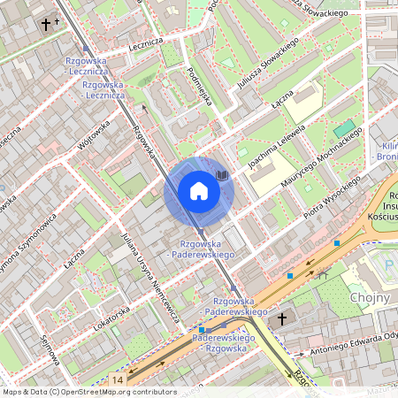 ul. Joachima Lelewela, Chojny, Górna, Łódź, łódzkie