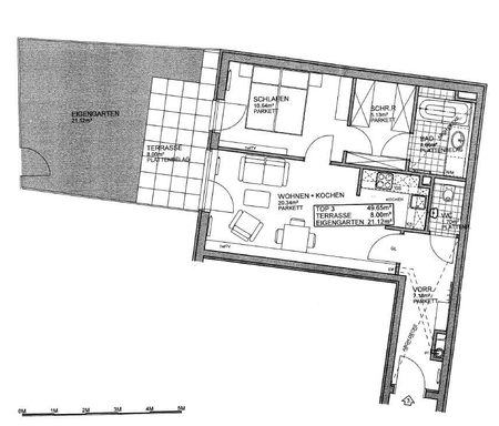 2 Zimmer Neubau mit Garten und Terrasse, hofseitig - Photo 5