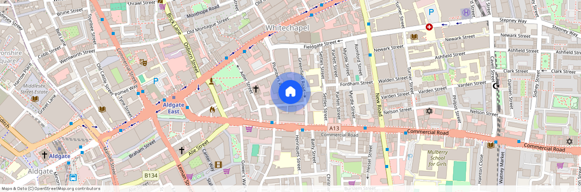 Plumbers Row, Aldgate, London, E1 1EQ