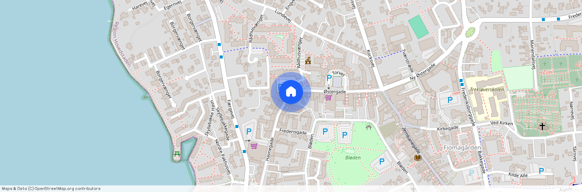 Havnegade 28, 1. tv., Plantegning, Frederikssund