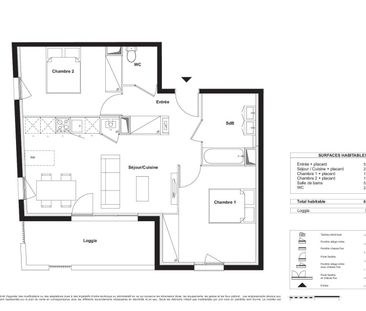 Location Appartement 3 pièces 61m² VILLENEUVE TOLOSANE 31270 - Photo 6
