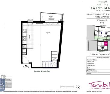 Appartement à louer 3 pièces 67.4m² - Photo 4